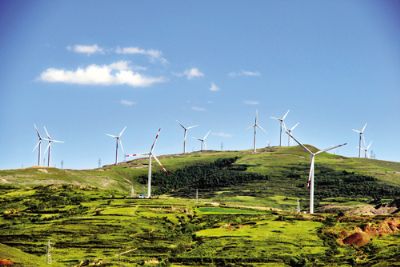 风力发电景观