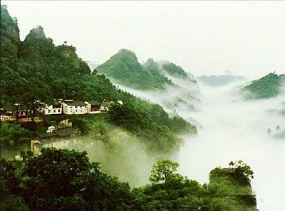 北九华浮槎山